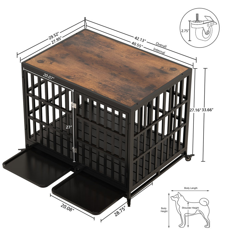 Large dog crate clearance measurements